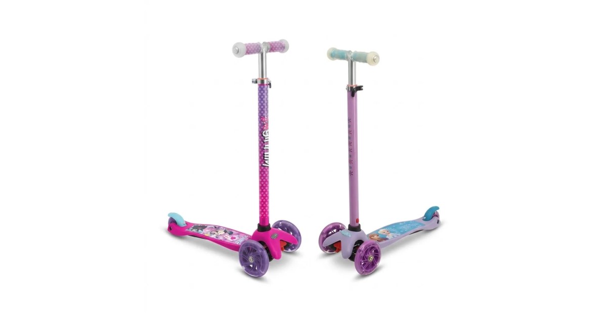Scooter 3 Ruedas  Disney con Luz | Para Niñas 3+ Años