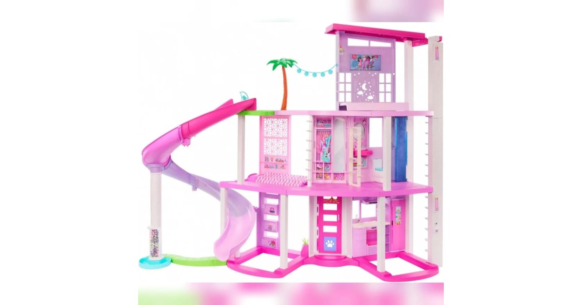 Barbie Casa con Tobogan de 3 Pisos 3a+