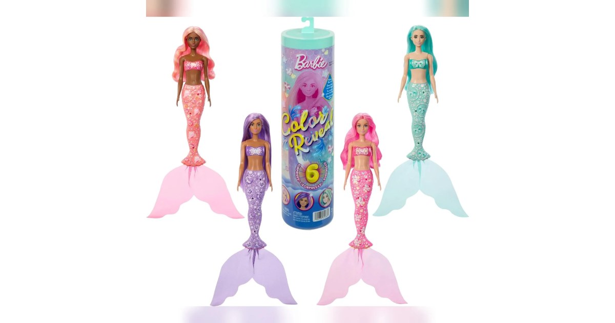 Muñeca Barbie Color Reveal 3a+