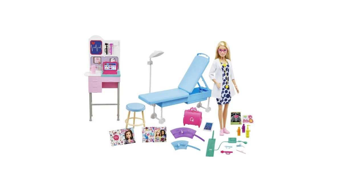 Muñeca Barbie Set de Juego de Doctora